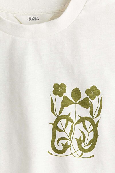 H&M Printed cotton T-shirt
