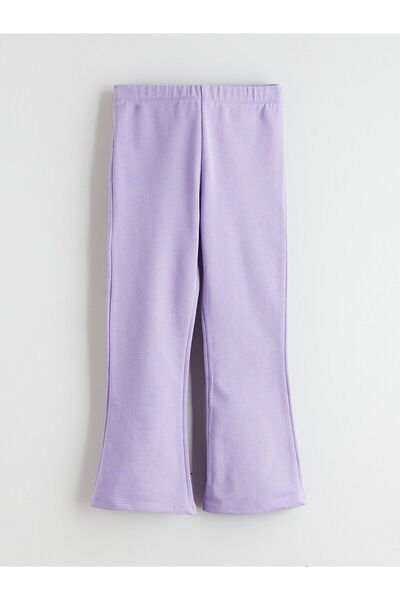 LC Waikiki Lila Beli Еластични момичешки панталони