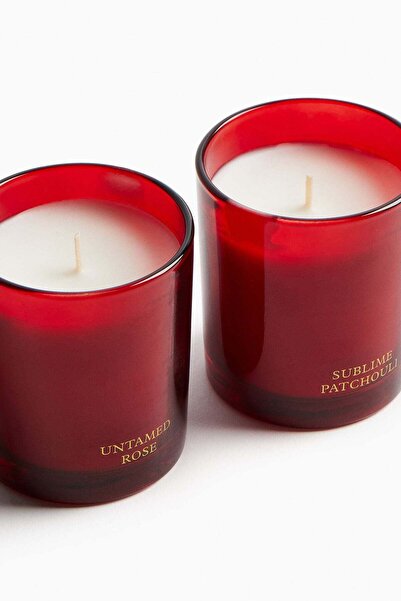 H&M شمعتان معطرتان في صندوق هدايا