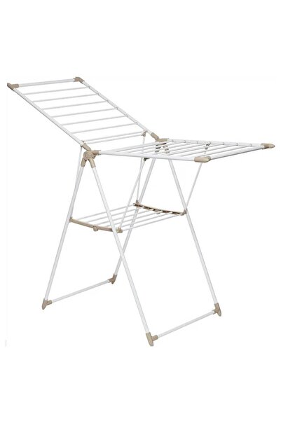 HYX Cloth Dryer Rack White/Green Cloth Drying Stand