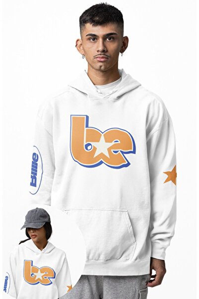 Fuddy Moda Hanorac unisex Be Star Sleeve cu imprimeu cu glugă Swea tricou , s...