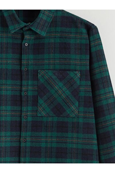 LC Waikiki XSIDE κανονική εφαρμογή μακρυμάνικο καρό ανδρικό πουκάμισο ξυλοκόπο