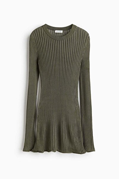 H&M Sheer rib-knit top