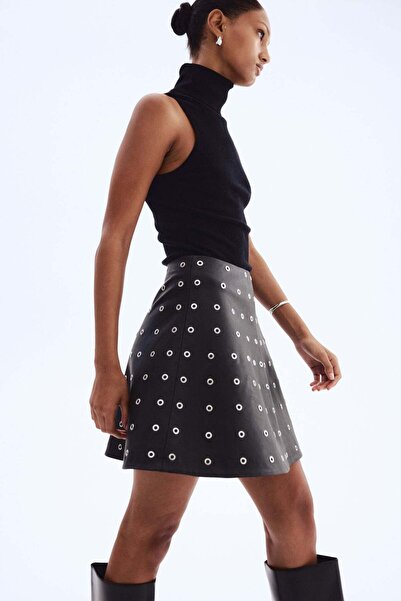 H&M Eyelet-detail skirt