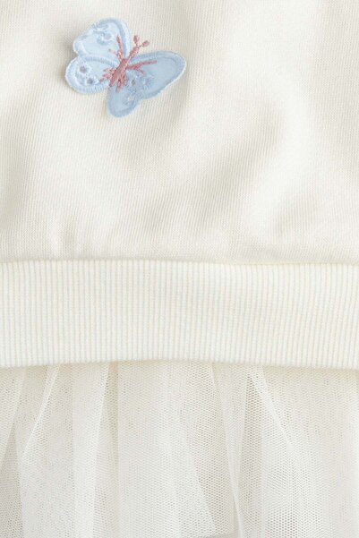 H&M Tulle-skirt sweatshirt dress