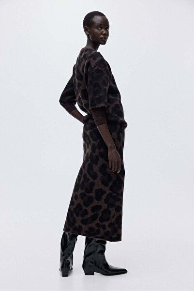 H&M Jacquard-knit skirt