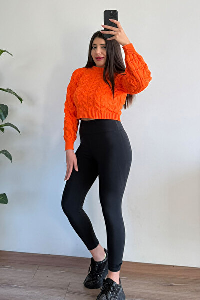 CİDDE Women's Knitwear Sweater Black