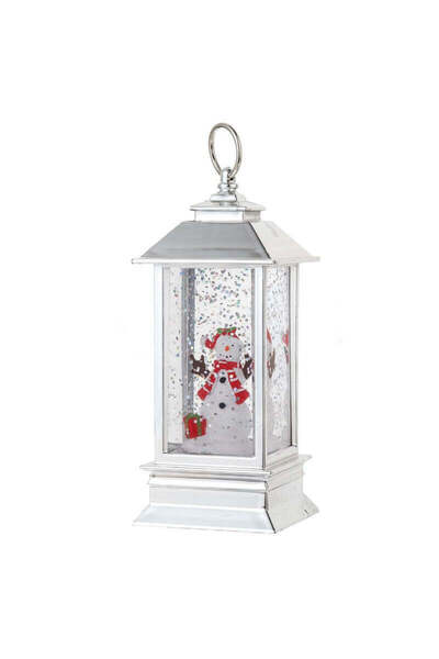 Sofia Store Felinar de Craciun, cu Lumina LED, Ornament Model Om de Zapada, 5...