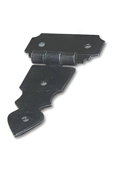 Sziferon Exterior corner shed hinge 98x52 mm, black, rustic/Mexican style