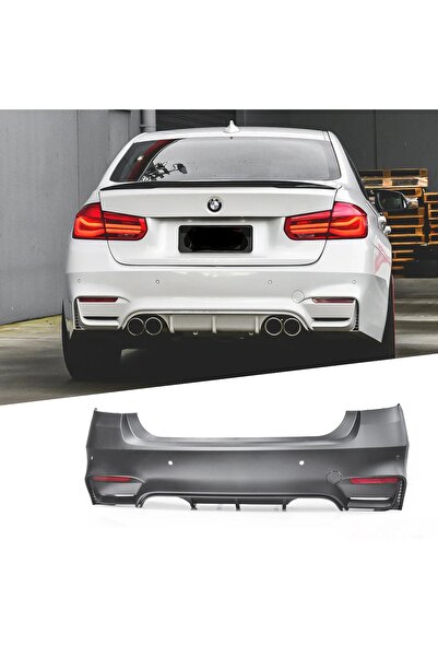 X POWER TUNİNG bmw f30 2012-2019 3.seri boyasız plastik M3 arka tampon