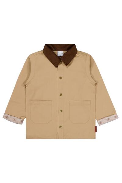 Pierre Cardin Shirt Collar 6-9 Years Old Coat - Beige 8-9 Years Old