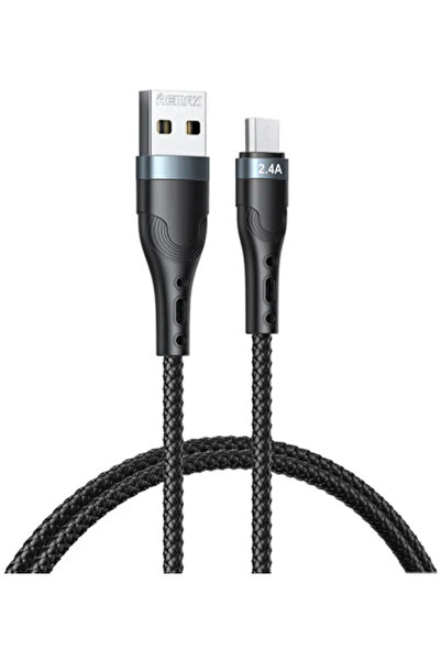 Remax MicroUSB charging and data transfer cable USB to Micro USB 2.4 A 1 m - Black