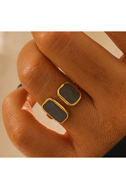 Inovius Inel Ajustabil cu Model Patrat - 82595N