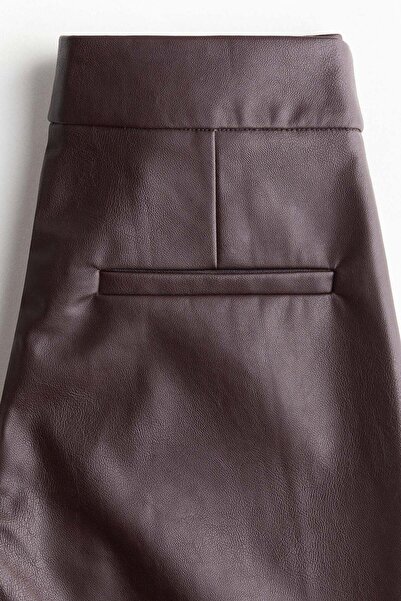 H&M Straight-leg coated trousers