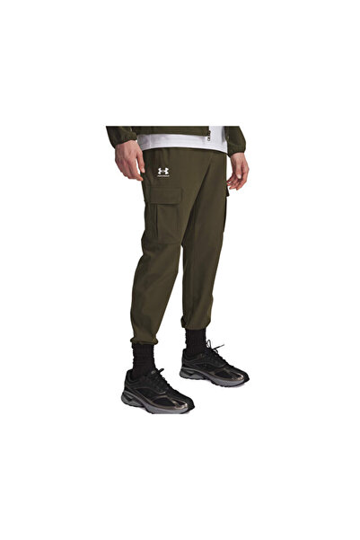 Under Armour Ua Vibe Woven Cargo Pants Men's Casual Cargo Sweatpants 1386558-308 Green