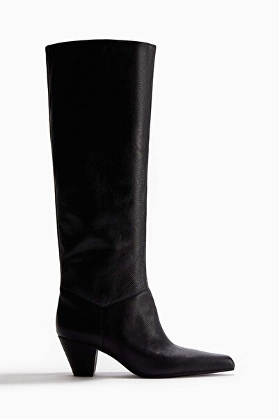 H&M Knee-high leather boots
