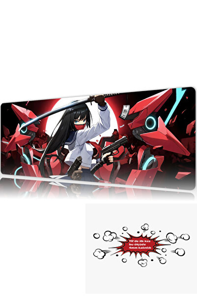 urzuva Code Zero 90x40 4MM Kalınlık Premium Gaming oyuncu mousepad, Anti Slip...