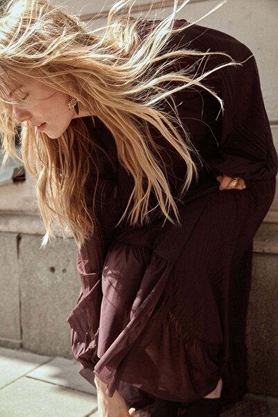 H&M Pleated maxi dress