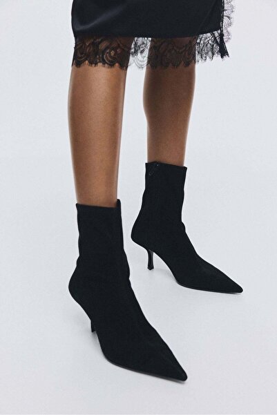 H&M Leather sock boots