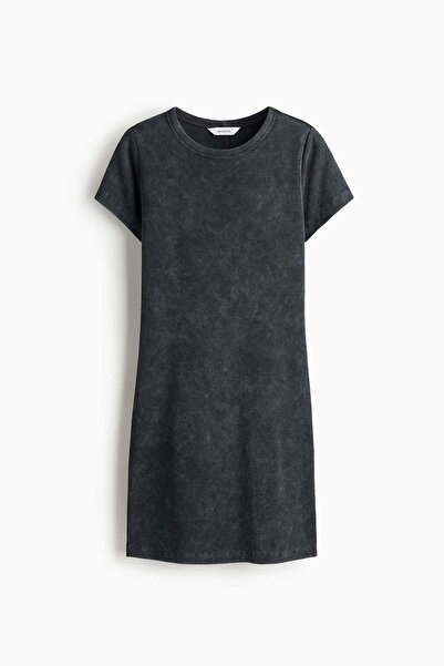 H&M Ribbed cotton dress