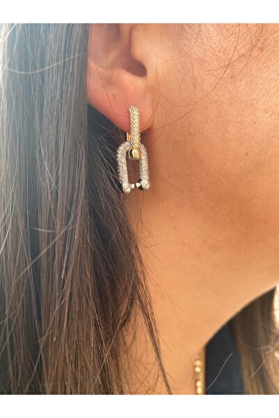 Byoz store أقراط تيفاني مرصعة بحجر الزركون من سلسلة VIP متوافقة مع الذهب والفضة