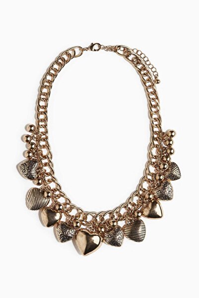 H&M Heart-pendant chain necklace