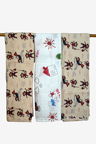 Mimiko غطاء موسلين بطبقتين 100% قطن عضوي فائق النعومة وقابل للتنفس للأطفال وا...