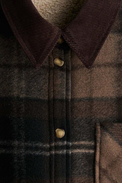 H&M Teddy-lined shacket