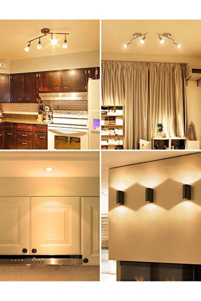 LEPRO GU10 LED Bulbs Warm White 2700K 4W 345lm 100° Beam Pack of 5