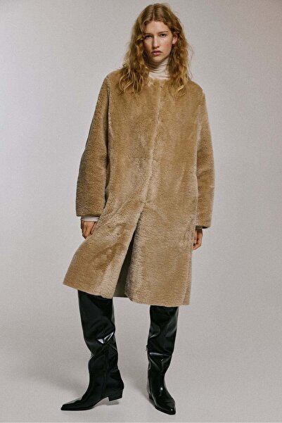 H&M Teddy coat