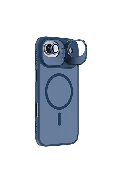 Caseji حافظة هاتف نيفادا متوافقة مع آيفون 17 مع حامل معدني وزر وغطاء عدسة غير...