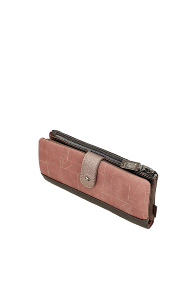 Anekke flexible wallet with RFID protection, zipper and flap