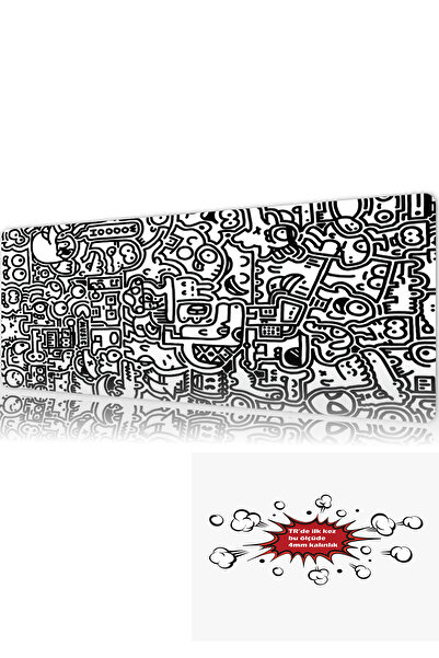 urzuva Urban Maze 90x40 4MM Kalınlık (TR'de ilk) Premium Gaming oyuncu mousep...