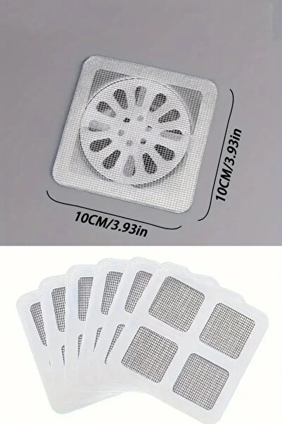 grimorlife 20Pcs Bath Drain Strainer Hair Catcher Strainer Bath Shower Drain Anti-Clogging Strainer