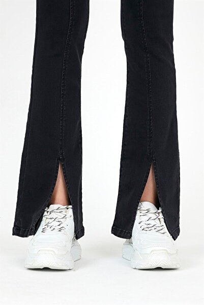 kleshus Ripped Jeans High Waist Black Ripped Jeans Black Lycra Denim