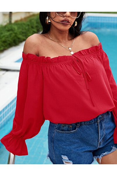 Sheya Shein Curve+ shirt, red