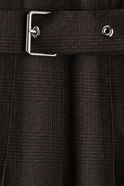 H&M Belted pleated skirt