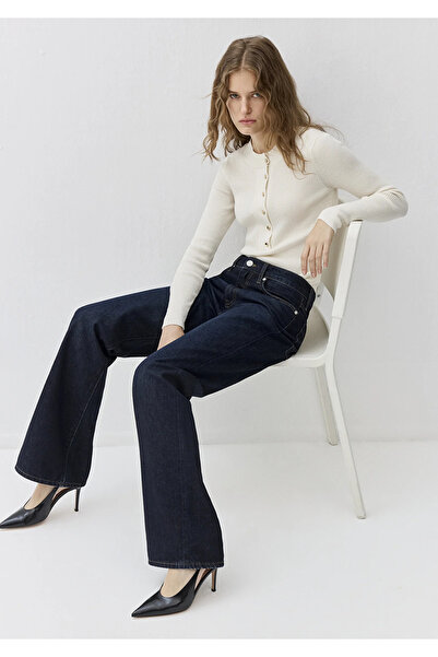 Mavi Wool Blend Ecru Sweater Fitted / Bodycon Fit 1710830-70057