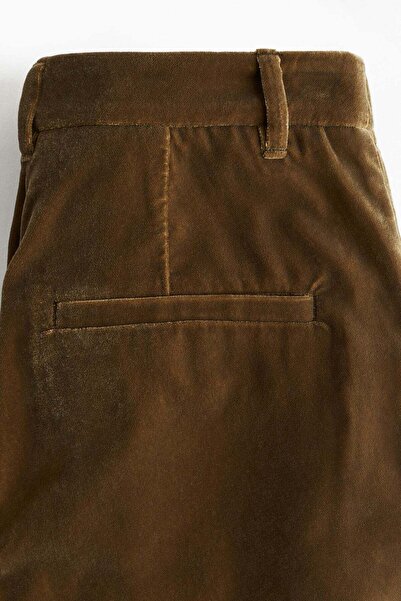 H&M بنطلون مخملي واسع الساق