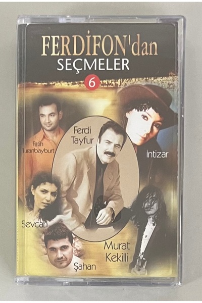 Ferdifon Müzik أختارات من فردي تايفور فرديفون 6 كاسيت (كاسيت طباعة أصلية من ا...