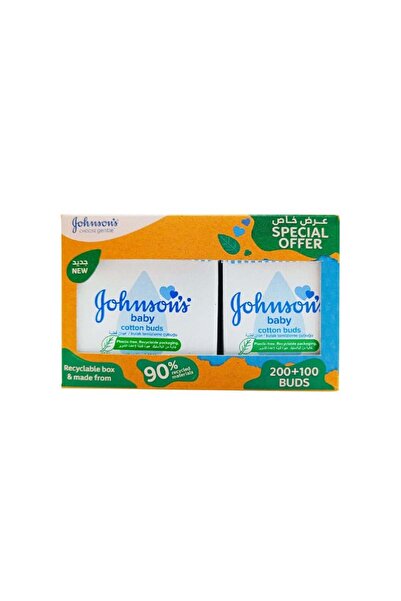 Johnson's Baby Cotton Buds 200 pcs + 100 pcs