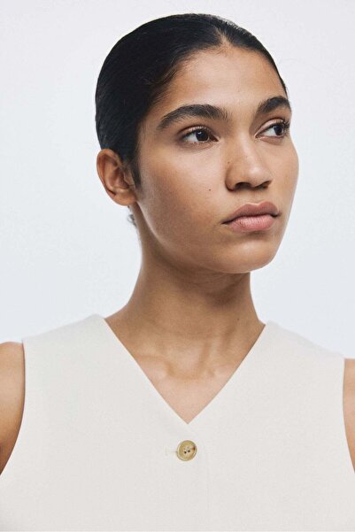 H&M V-neck peplum waistcoat