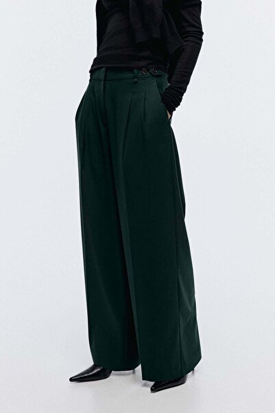 H&M Wide tailored trousers
