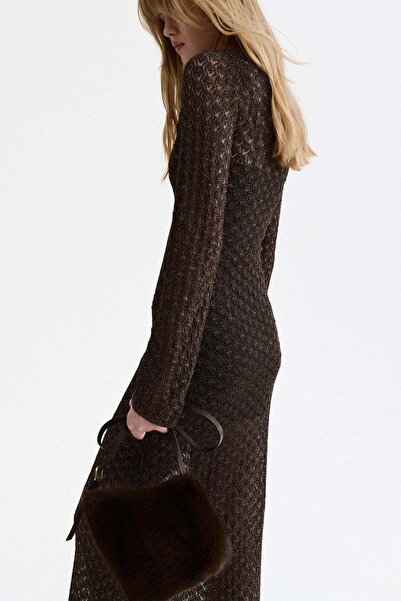H&M Pointelle-knit maxi dress