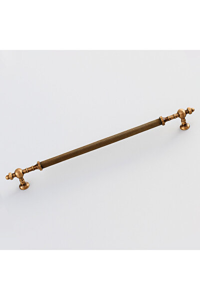 Badem10 Spruce Serrated Antique Copper Metal Handle 320 mm Durable Handles Furniture Drawer Cabinet Door Handle