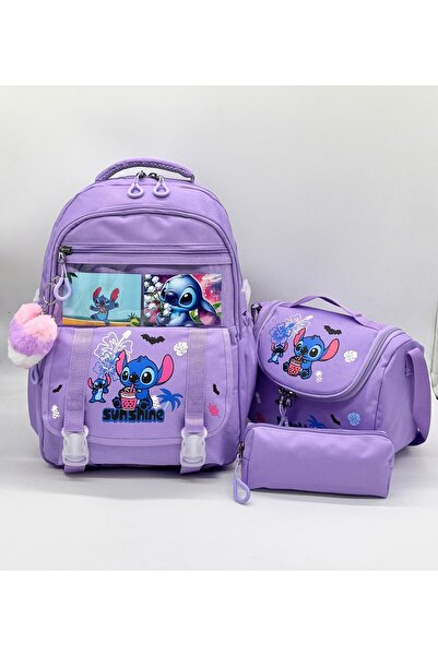 Çınka Bags Aksesuarlı Kore Tarzı Termal Beslenmelikli ve Kalemlikli Kız Çocuk...