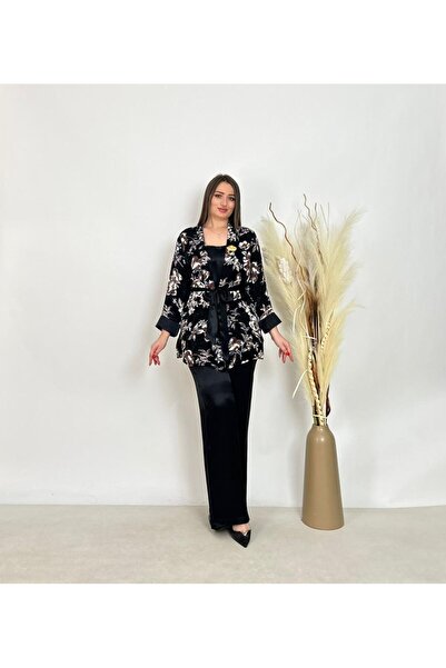 DE WHITES Plus Size 3-Piece Suit with Blazer, Pants and Jacket