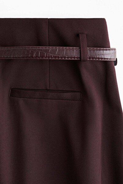 H&M Belted twill trousers