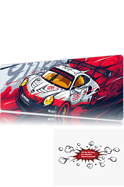 urzuva Araba Modelleri 90x40 4MM Kalınlık Premium Gaming oyuncu mousepad, Ant...