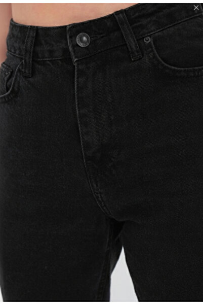 SHEVEGA Blugi Boyfriend afumati, blugi Mom afumati